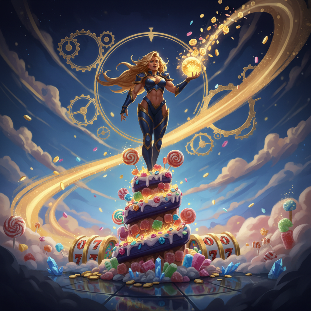 Sugar Rush 1000 slot - bonbónová mřížka 7x7 s Tumble mechanikou a multiplikátory